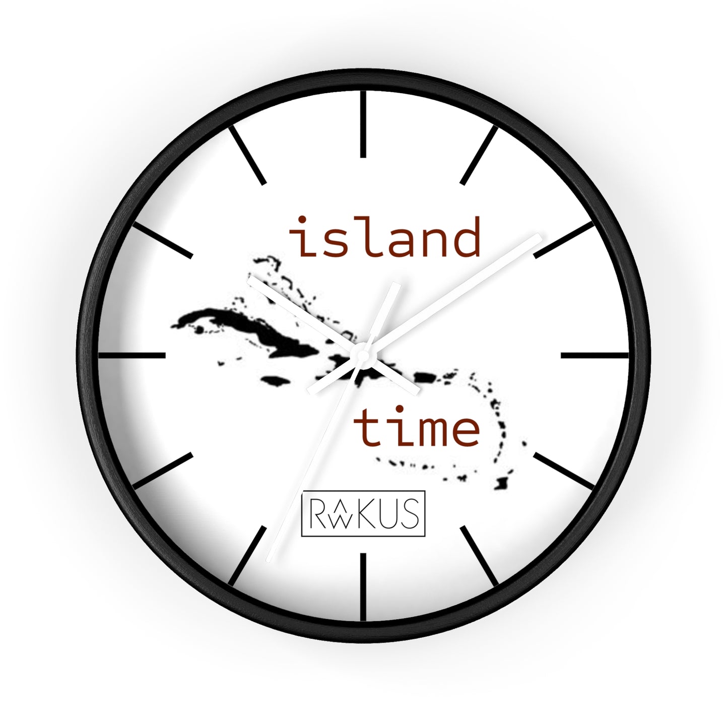 Island Time Wall Clock