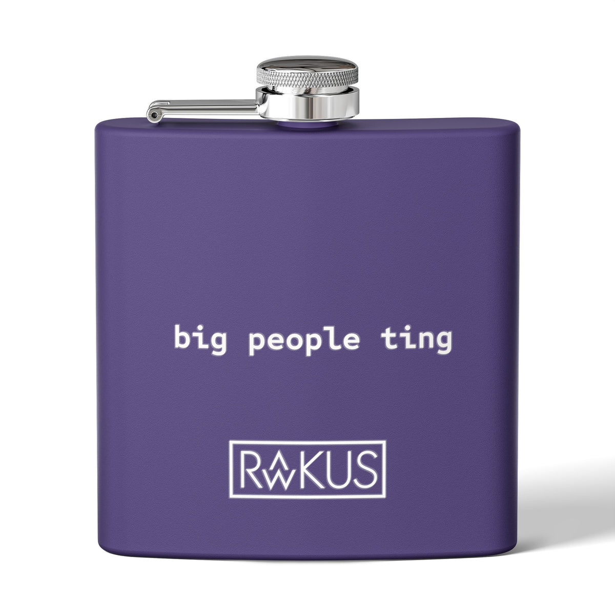 Big People Stainless Steel Flask, 6oz