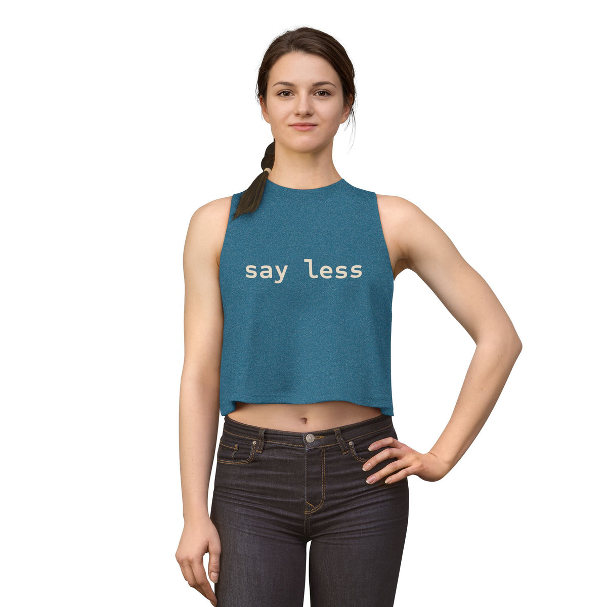 Say Less Crop Top