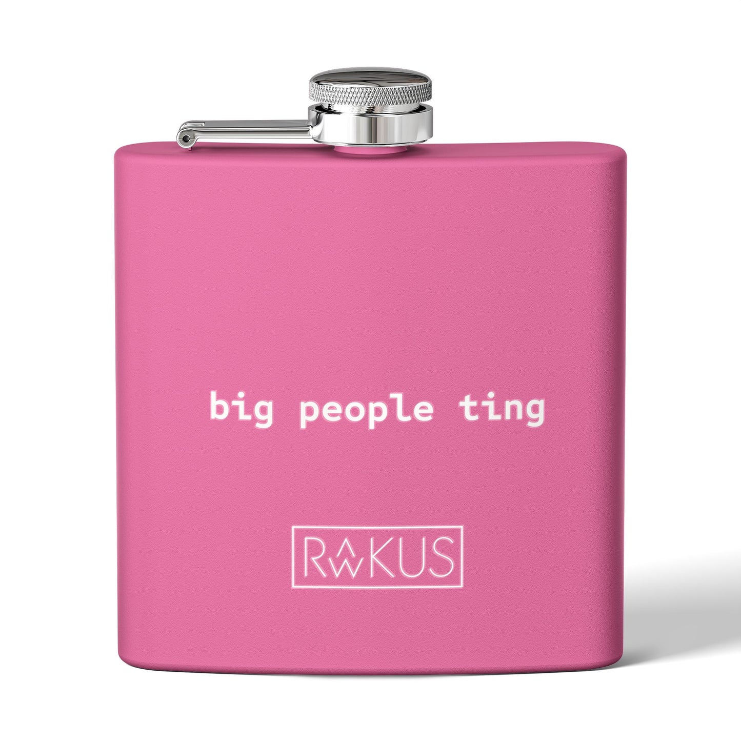 Big People Stainless Steel Flask, 6oz