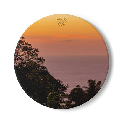 Paramin Sunset Ceramic Coaster