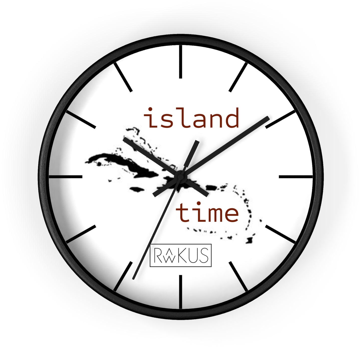 Island Time Wall Clock