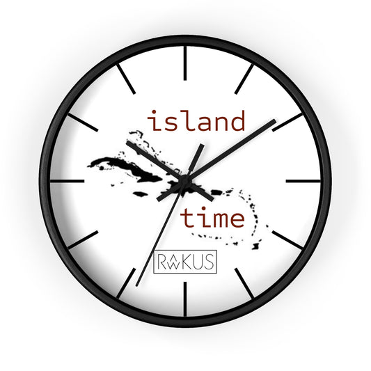 Island Time Wall Clock