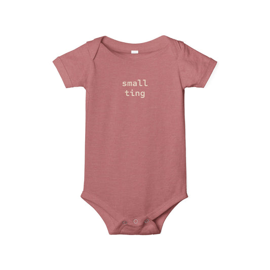 Small Ting Short Sleeve Bodysuit