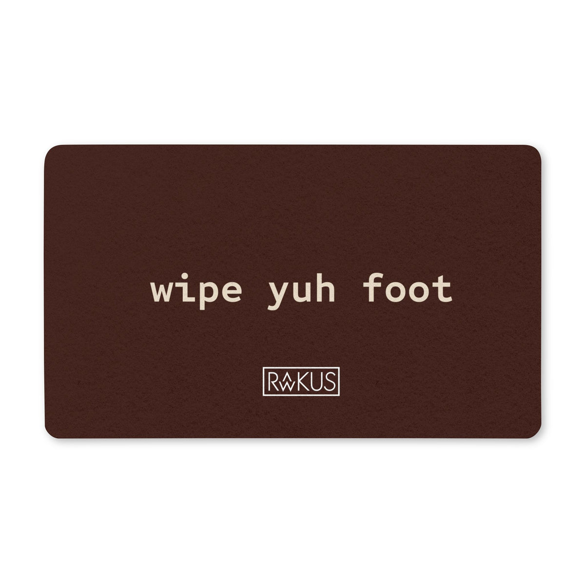 Wipe yuh Foot Doormat