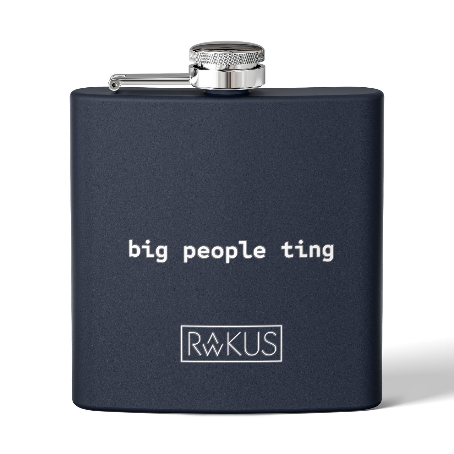 Big People Stainless Steel Flask, 6oz