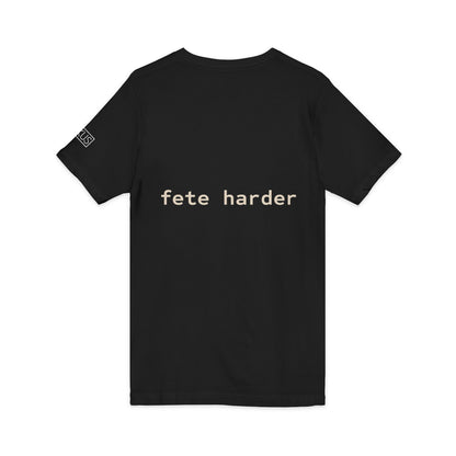 Fete Harder V-Neck Tee
